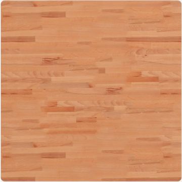 vidaXL-Tafelblad-vierkant-90x90x2,5-cm-massief-beukenhout