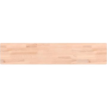 vidaXL-Wandschap-100x20x2,5-cm-massief-beukenhout