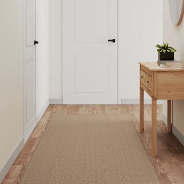 vidaXL Tapijtloper 80x150 cm sisal-look zandkleurig