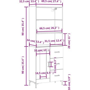 vidaXL-Hoge-kast-69,5x34x180-cm-bewerkt-hout-wit