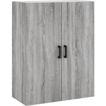 vidaXL Hangkast 69,5x34x90 cm grijs sonoma eikenkleurig