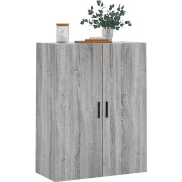 vidaXL Hangkast 69,5x34x90 cm grijs sonoma eikenkleurig