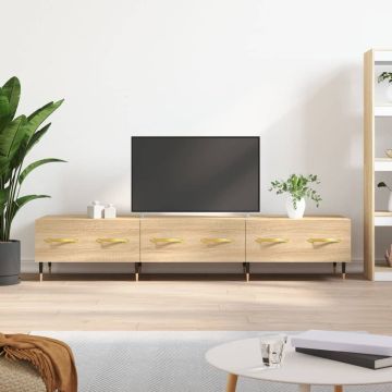 vidaXL Tv-meubel 150x36x30 cm bewerkt hout sonoma eikenkleurig