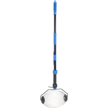 vidaXL Notenverzamelaar 127 cm staal blauw