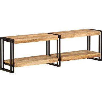 vidaXL Tv-meubel 140x30x40 cm massief mangohout