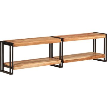 vidaXL Tv-meubel 160x30x40 cm massief acaciahout