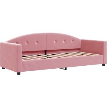 vidaXL-Slaapbank-80x200-cm-fluweel-roze