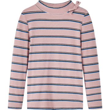 vidaXL-Kindershirt-met-lange-mouwen-gestreept-104-lichtroze