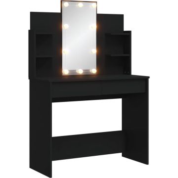 vidaXL-Kaptafel-met-LED-verlichting-96x40x142-cm-zwart