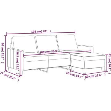 vidaXL-Driezitsbank-met-voetenbank-180-cm-kunstleer-grijs