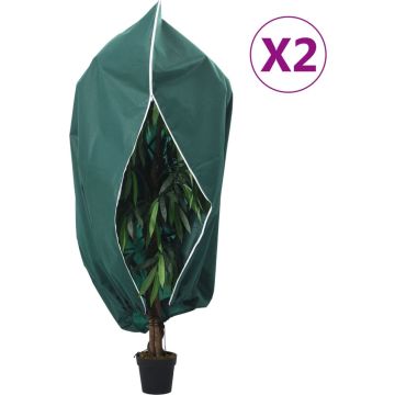 vidaXL-Plantenhoezen-met-ritssluiting-2-st-70-g/m²-3,93x3-m