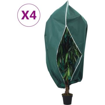 vidaXL-Plantenhoezen-met-ritssluiting-4-st-70-g/m²-3,93x3-m