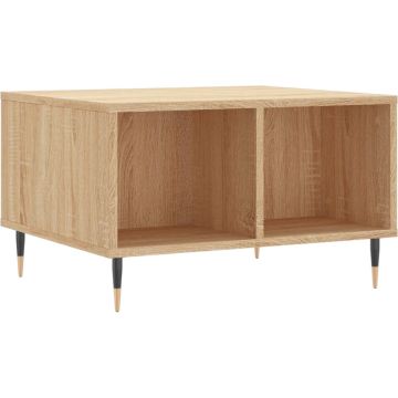 vidaXL-Salontafel-60x50x36,5-cm-bewerkt-hout-sonoma-eikenkleurig