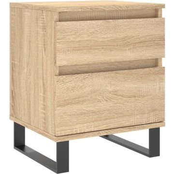 vidaXL-Nachtkastje-40x35x50-cm-bewerkt-hout-sonoma-eikenkleurig