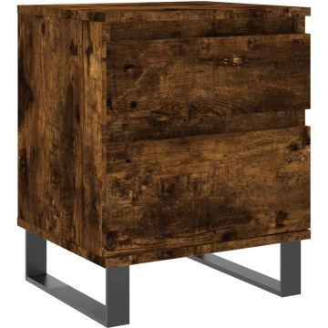 vidaXL-Nachtkastje-40x35x50-cm-bewerkt-hout-gerookt-eikenkleurig