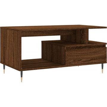 vidaXL-Salontafel-90x49x45-cm-bewerkt-hout-bruineiken