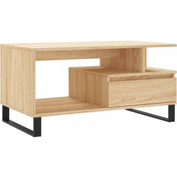 vidaXL-Salontafel-90x49x45-cm-bewerkt-hout-sonoma-eikenkleurig