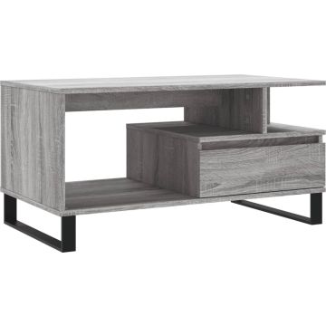 vidaXL-Salontafel-90x49x45-cm-bewerkt-hout-grijs-sonoma