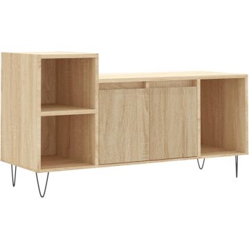 vidaXL-Tv-meubel-100x35x55-cm-bewerkt-hout-sonoma-eikenkleurig