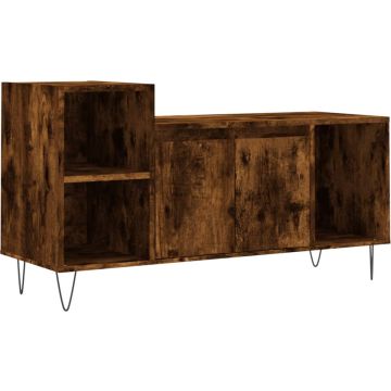 vidaXL-Tv-meubel-100x35x55-cm-bewerkt-hout-gerookt-eikenkleurig