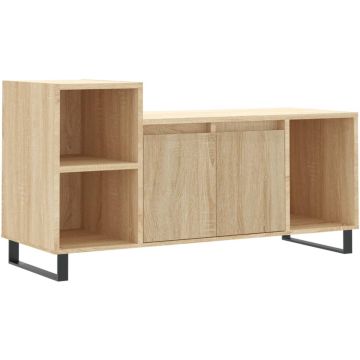 vidaXL-Tv-meubel-100x35x55-cm-bewerkt-hout-sonoma-eikenkleurig