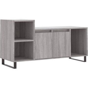 vidaXL-Tv-meubel-100x35x55-cm-bewerkt-hout-grijs-sonoma-eikenkleurig