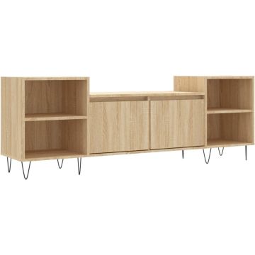 vidaXL-Tv-meubel-160x35x55-cm-bewerkt-hout-sonoma-eikenkleurig