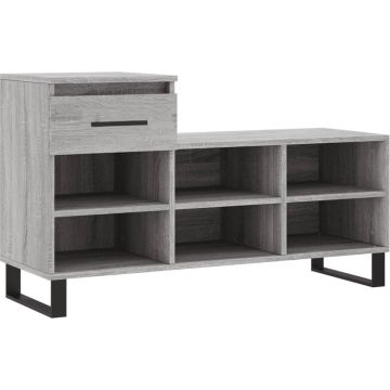 vidaXL-Schoenenkast-102x36x60-cm-bewerkt-hout-sonoma-grijs