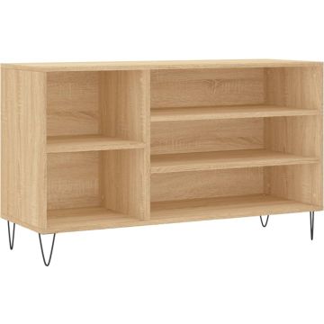 vidaXL-Schoenenkast-102x36x60-cm-bewerkt-hout-sonoma-eikenkleurig