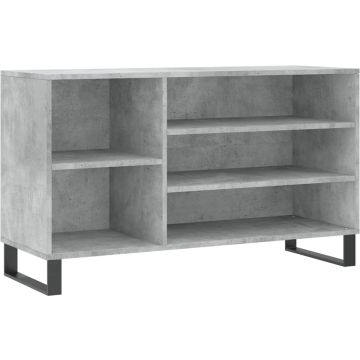 vidaXL-Schoenenkast-102x36x60-cm-bewerkt-hout-betongrijs