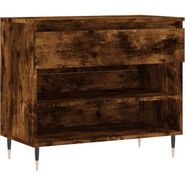 vidaXL-Schoenenkast-70x36x60-cm-bewerkt-hout-gerookt-eikenkleurig