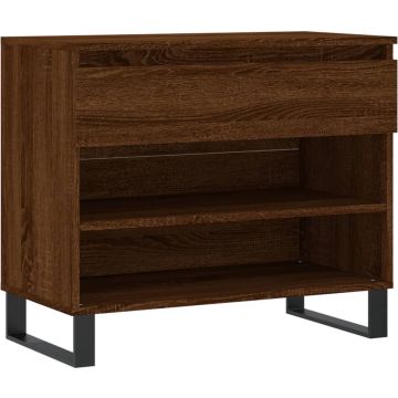 vidaXL-Schoenenkast-70x36x60-cm-bewerkt-hout-bruin-eikenkleur