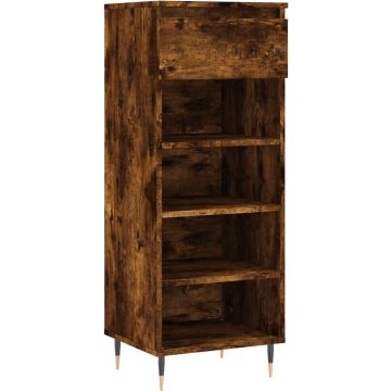 vidaXL-Schoenenkast-40x36x105-cm-bewerkt-hout-gerookt-eikenkleurig