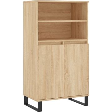 vidaXL-Hoge-kast-60x36x110-cm-bewerkt-hout-sonoma-eikenkleurig