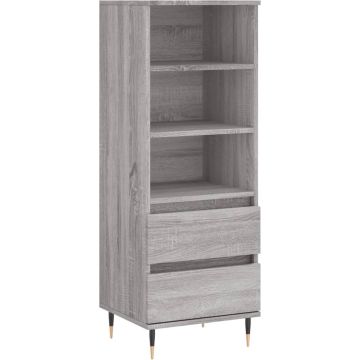 vidaXL-Hoge-kast-40x36x110-cm-bewerkt-hout-grijs-sonoma