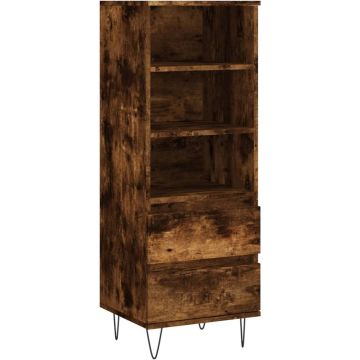 vidaXL-Hoge-kast-40x36x110-cm-bewerkt-hout-gerookt-eiken