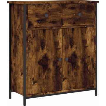 vidaXL-Dressoir-70x30x80-cm-bewerkt-hout-gerookt-eikenkleurig