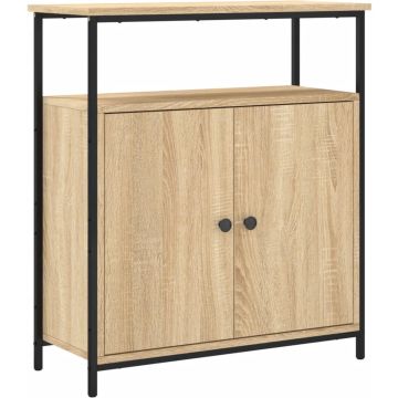 vidaXL-Dressoir-70x30x80-cm-bewerkt-hout-sonoma-eikenkleurig