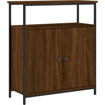 vidaXL-Dressoir-70x30x80-cm-bewerkt-hout-bruin-eikenkleur