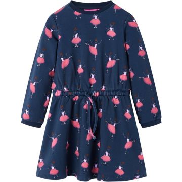 vidaXL-Kinderjurk-ballerinaprint-104-marineblauw