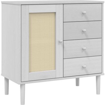 vidaXL-Dressoir-SENJA-80x40x80-cm-rattan-look-massief-grenenhout-wit