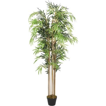 vidaXL-Kunstplant-bamboe-500-bladeren-80-cm-groen