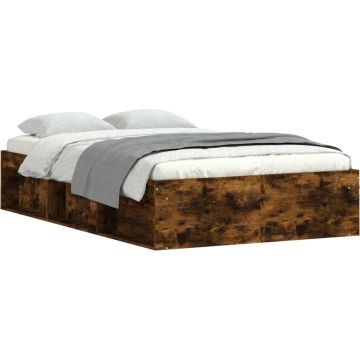 vidaXL-Bedframe-gerookt-eikenkleurig-120x200-cm