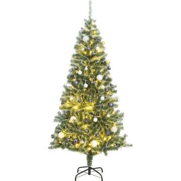 vidaXL-Kunstkerstboom-met-300-LED's-kerstballen-en-sneeuw-210-cm