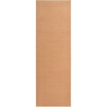 The Living Store Tapijtloper Beige 80x250 cm - 100% polypropyleen