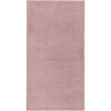 The Living Store Vloerkleed Classic - 80 x 150 cm - Roze - 100% PP