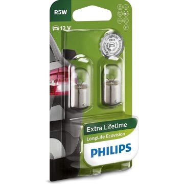 Philips Binnenverlichting R5w Longlife Ecovision 12v Wit 2 Stuks