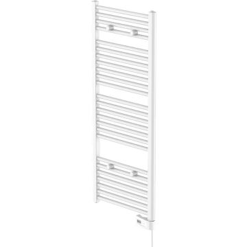 EISL Designradiator Handdoekradiator Elektrisch 120 x 50 cm met Timer, Wit