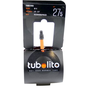 Tubolito Tubo Presta 42 Mm Binnenste Buis Zwart 27.5´´ / 1.80-2.50