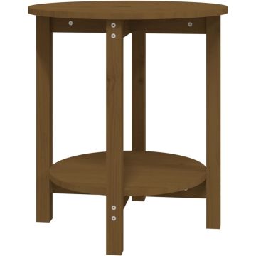 vidaXL-Salontafel-Ø-55x60-cm-massief-grenenhout-honingbruin